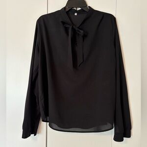 Elegant Black Women's Top